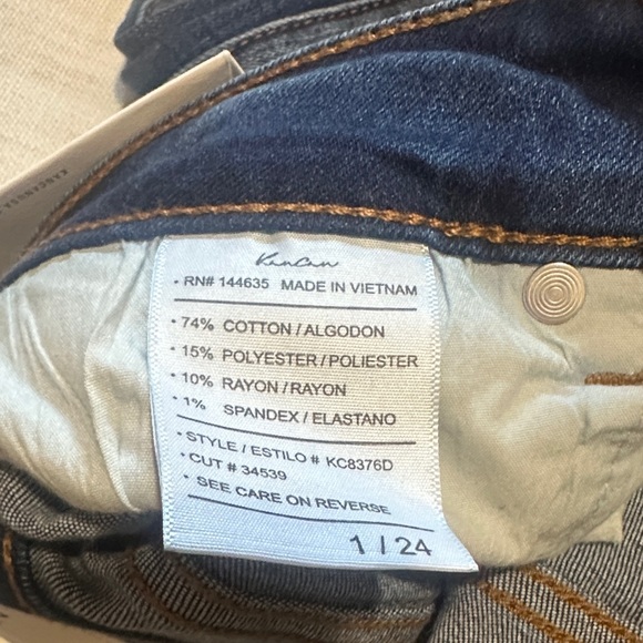 KanCan Women's Skinny Jeans - Dark Blue - Picture 6 of 7